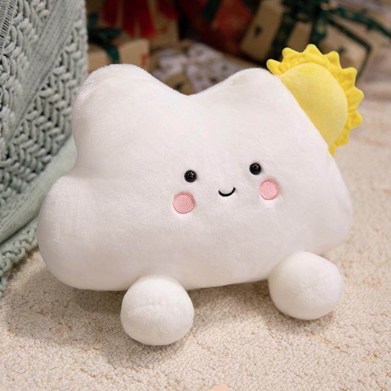 

Cartoon Simulation Cloud Love Rainbow Pillow Plush Toy Doll Cute Bag Pendant Keychain Doll pendant 12cm 0.04kg