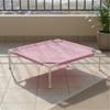 Elevated Pet Bed Sturdy Frame Machine Washable Dog Cat Bed Raised Pet Cot Lightweight Raised Dog Lounger Easy to Assemble