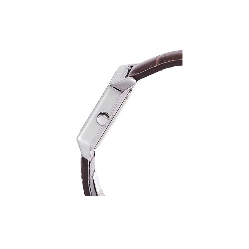 CASIO STANDARD series 30 meters waterproof Quartz leather strap women's watch white dial CAS-LTP-V007L-7E2UDF