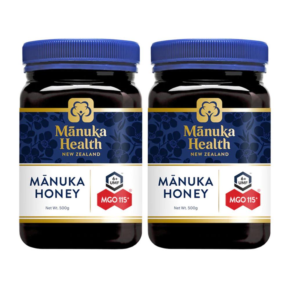 UMF6 Manuka Health Manuka Honig Manuka Health Neuseeland Manuka Honig MGO115+ Manuka Honig 500g 2 Stück
