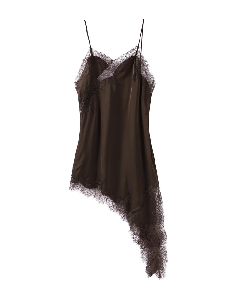 Damspetscamisoleklänning Dam Mode och Mångsidig Ärmlös Lång Topp 2026 Ny Modell