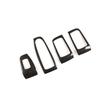 Glass Window Lifting Panel Decor Fit For Benz S-Class 2014- ABS Carbon Fiber