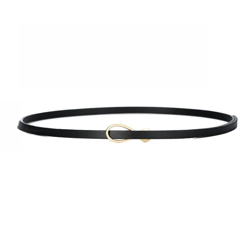 Korean-Style Fashionable and Versatile Slim Waist Belt for Women – Knotted Decorative Leather Belt for Dresses and Sweaters