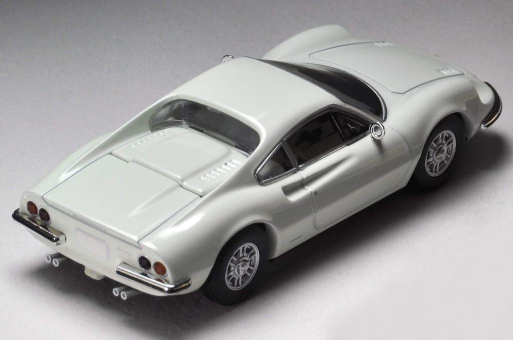 Tomica Limited Vintage TLV Dino 246gt White Finished Product 1/64