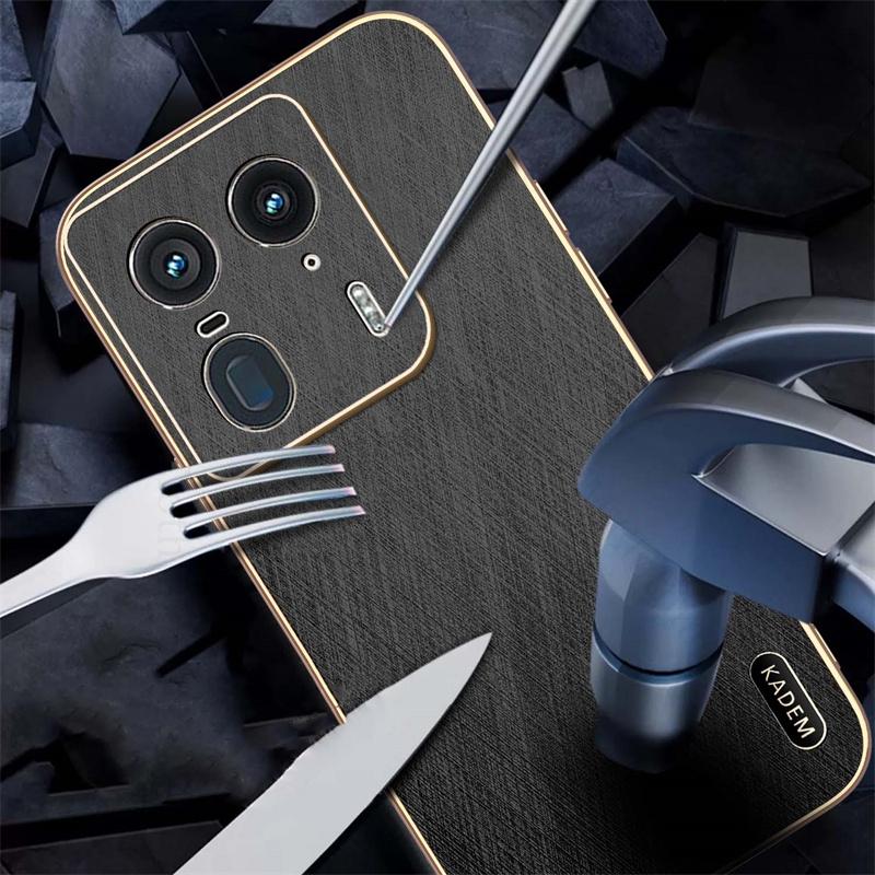 Für Motorola Edge 50 40 Neo Goldene Seidenstruktur Leder Handy Galvanisiertes Case Für Moto G85 G75 G55 G35 E14 E13 6D Beschichtung Hülle