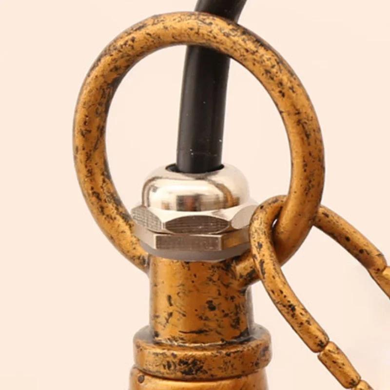Bar Pendant Lamp Industrial Retro Iron Art Pendant Light Dining Room Restaurant Kitchen Hanging Lamp Loft Vintage Simple Bedroom