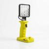16LED 1500LM Work Light USB-C Fast Charging For P107 P108 P189 18V Battery Yellow ABS Flashlight Tool