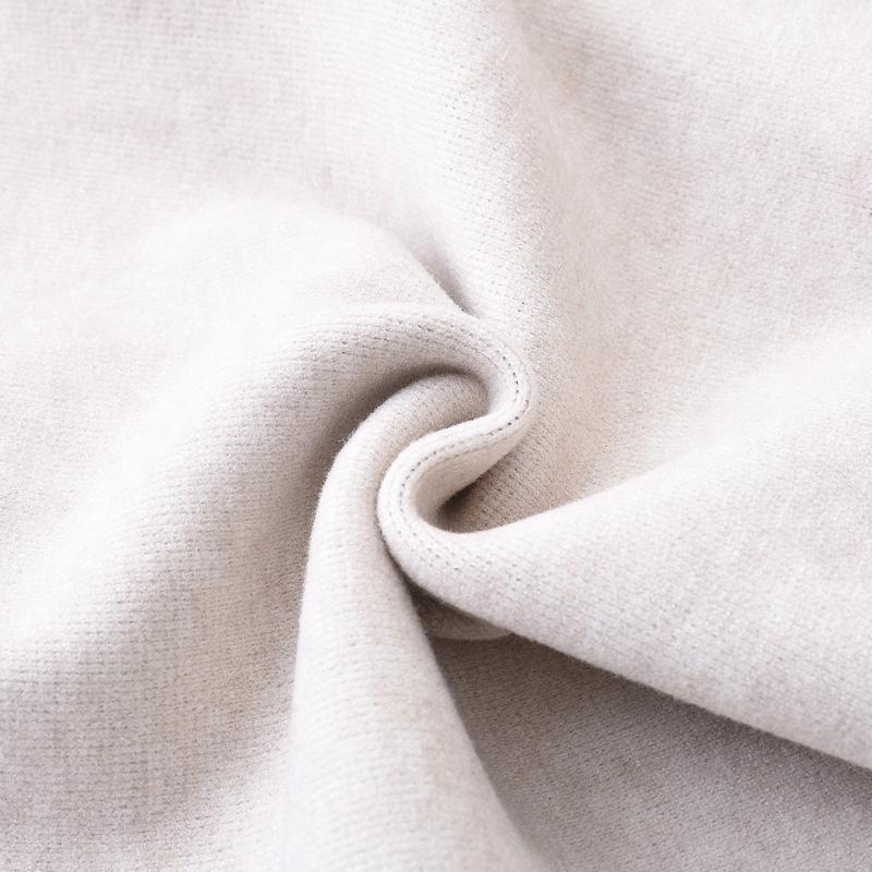 Girls' Warm Faux Cashmere Slimming Hoodie with Stylish Stand Collar - Versatile Velvet Base Layer for Autumn/Winter