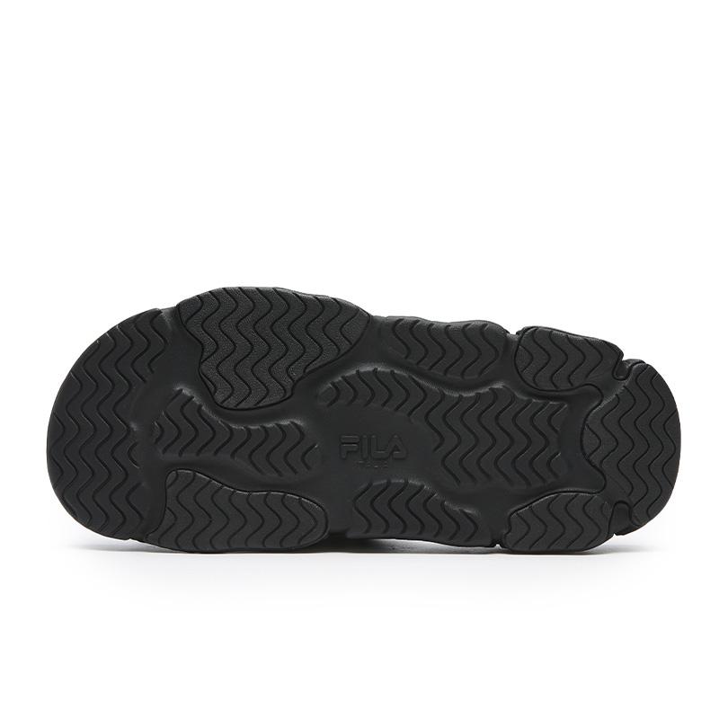 Fila Fern Slipper Minimalist Classic Trendy Retro Casual Versatile Comfortable Thick Sole Slide Sandals Men Slippers Caviar-Grey F12M622507FCV