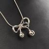 Sweet Bowknot Pendant Necklace Summer Fashion Simple Geometric Clavicle Chain