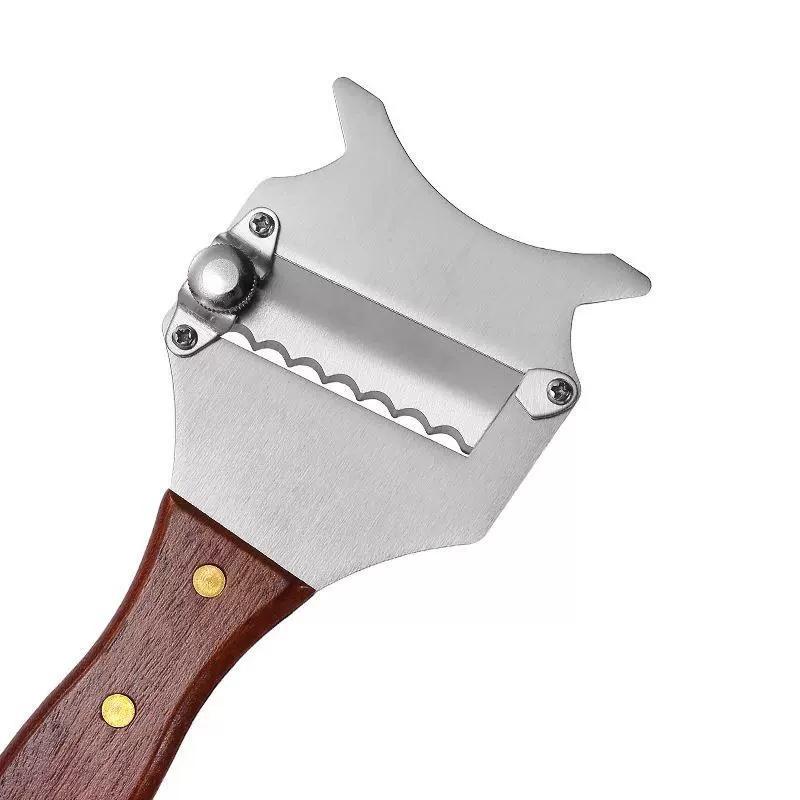 New Stainless Steel Truffle Butter Roll Slicer Adjustable Slice Thickness Chocolate Planer Baking High Hardness Cheese Planer