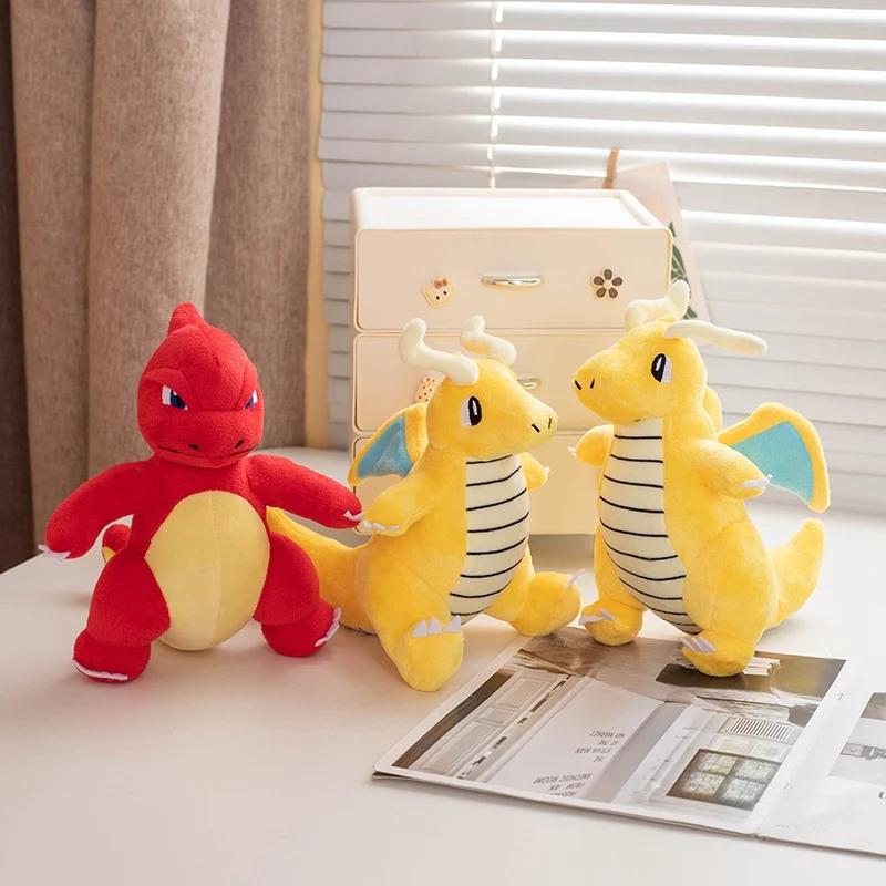 Adorabile Peluche di Charmander Dragonite Charmeleon Giocattolo Peluche Anime Pokemon Bambola Kawaii Decorazione per la Casa Regali di Natale Alta Qualità