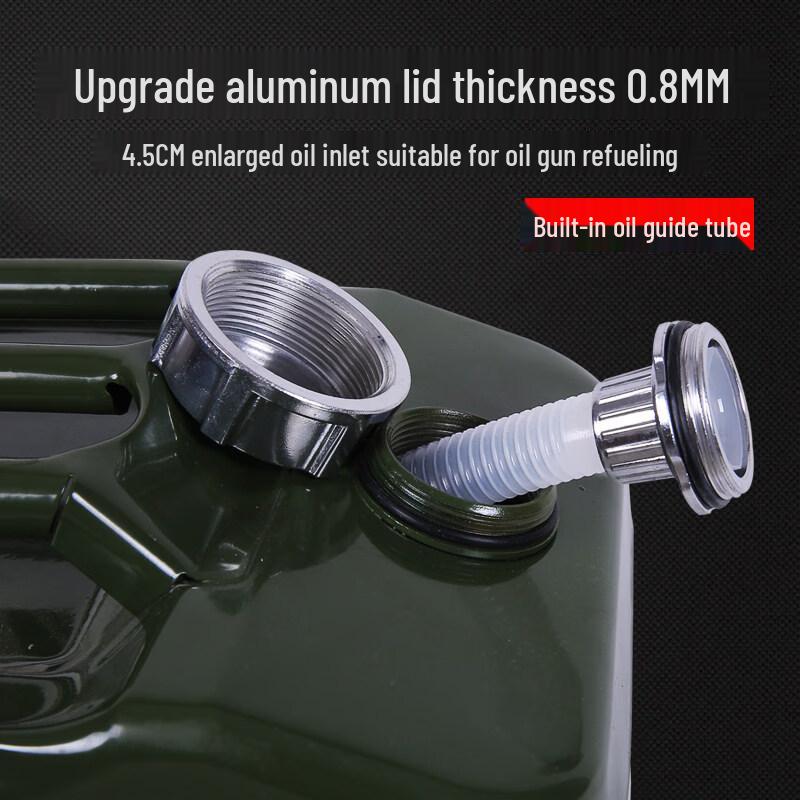 JunDingYing 40L Square Thickened Fuel Tank with Aluminum Lid