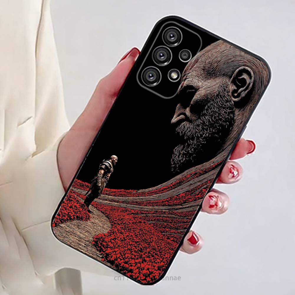 G-God OF War K-Kratos Phone Case For Samsung Galaxy A54,34,24,73,53,52,52S,04S,04E,A72 Cover