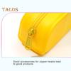 Silicone Pencil Case Gradient Color Pencil Bag Zipper Closure Lightweight Pencil Pouch Stationery Organizer