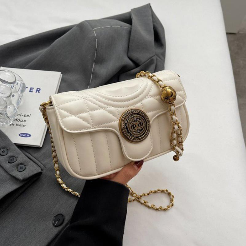 2024 New Bags Women's Bags Trendy Fashion Shoulder Bags Diamond Versatile Crossbody Bags Chain Bags High-end