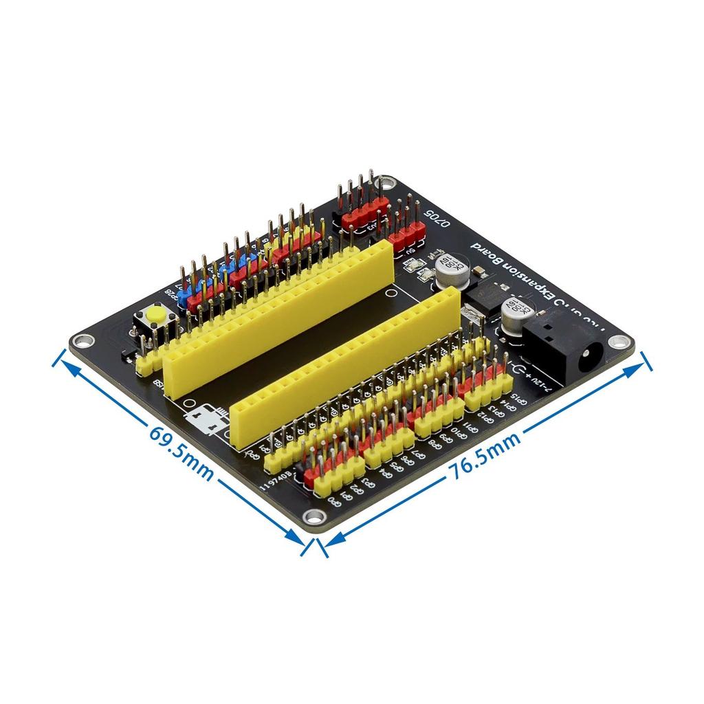 Κάρτα Επέκτασης Raspberry Pi Pico Διασπάσεις GPIO Προσαρμογέας Επέκτασης Ενσωματωμένες Αρσενικές και Θηλυκές Κεφαλίδες για Pico