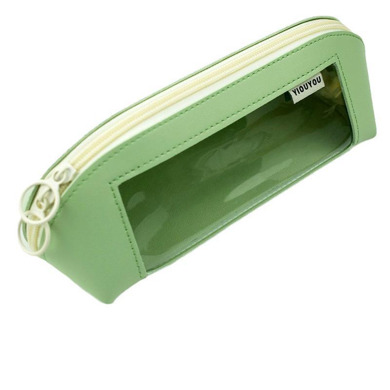 Pouzdro na tužky s průhledným obalem velké kapacity - Studentské psací potřeby a kosmetická taška