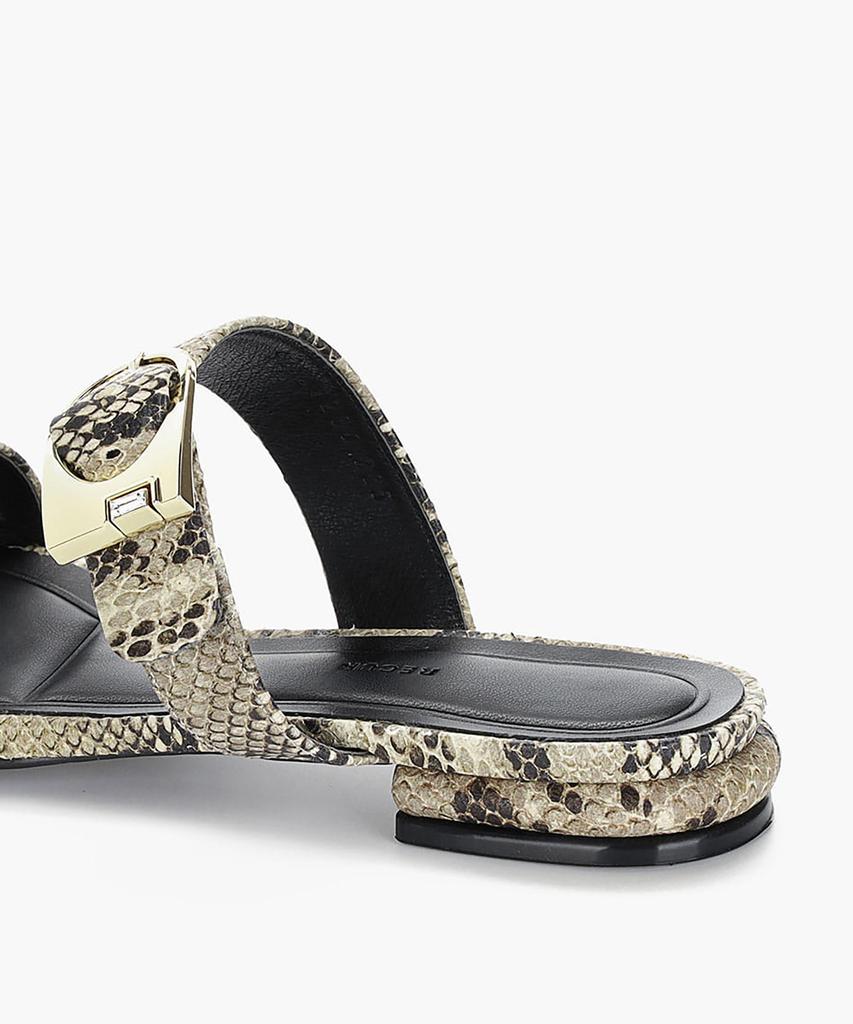 Recur Ecur Anello Signature Strap Sandals Ivory 1236