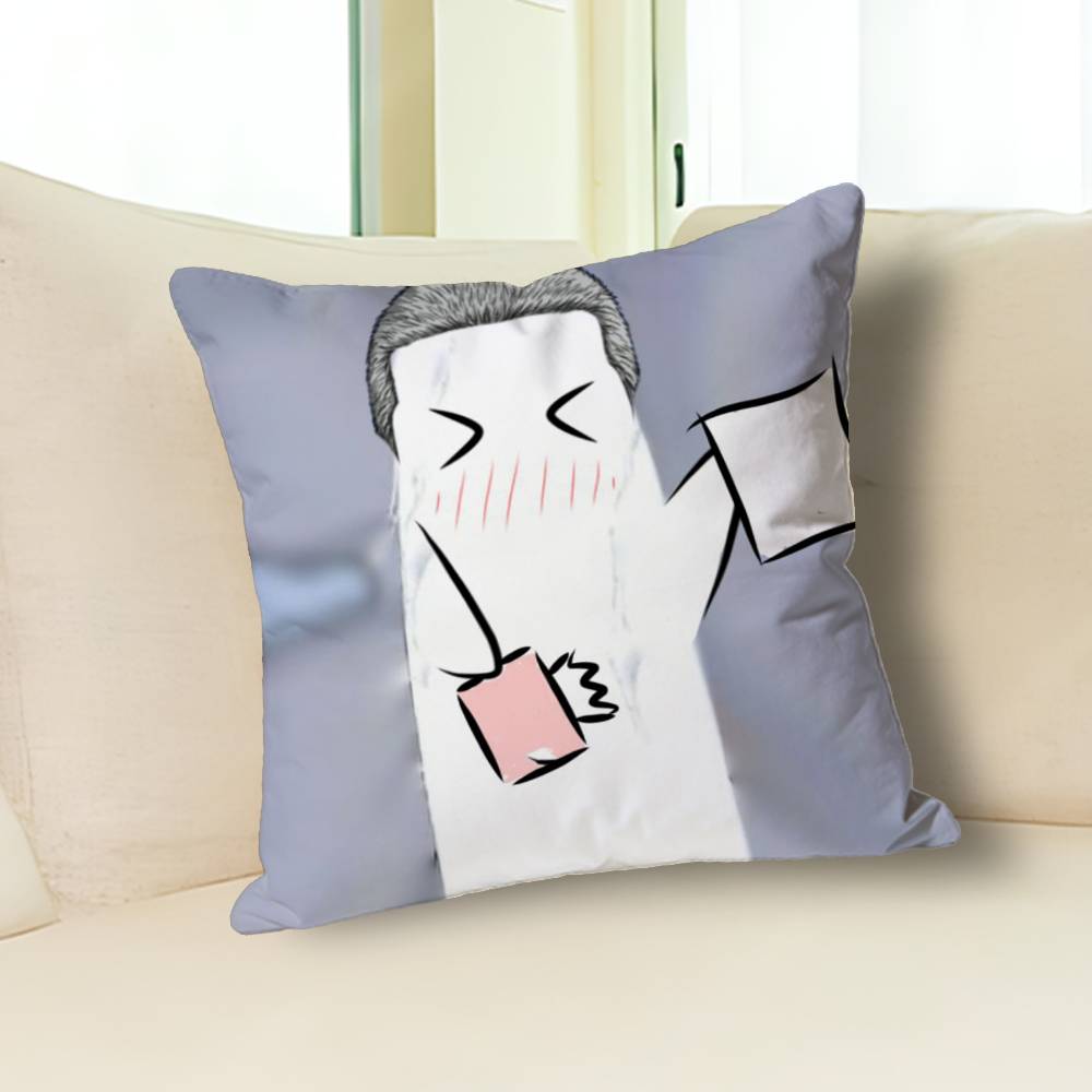 Lightsaber BL Manhwa Pillow Cases for Bedroom Living Room Sofa Home Decor Polyester Cushion Cover with Zipper
