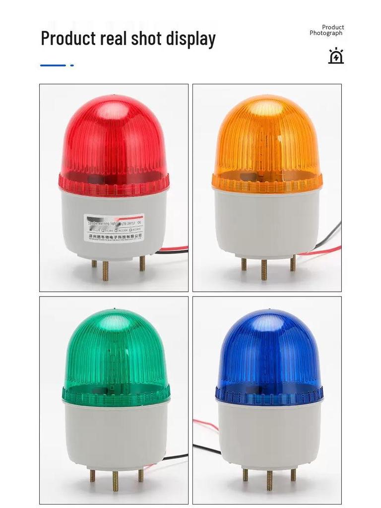 LED Warning Light LTE-2071J: Rotating Signal Arrow with Sound & Light Alarm