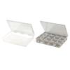Transparent Rectangle Storage Container For Tool Office Supplies And Crafts Sturdy PP Materials Lightweight Design