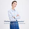 Navigare Women's Pure Cotton Striped Long Sleeve Shirt