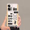 Soft Phone Cover Phone Case for Xiaomi Mi 11T Pro 11 Lite CreativeBboarding Pass