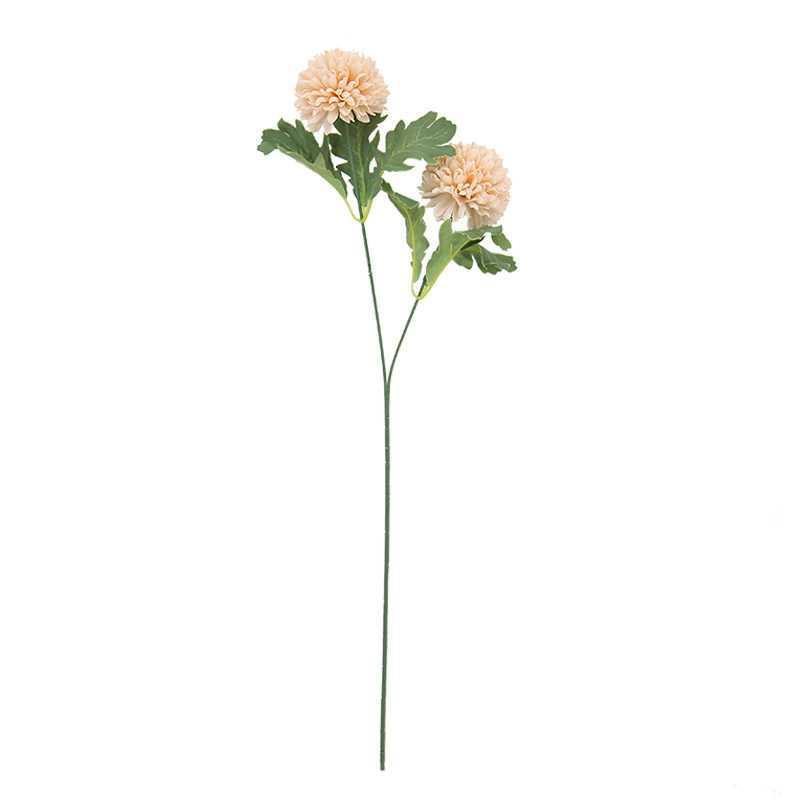 Hydrangea & Dandelion Artificial Bouquet with Hyacinth Double Heads - Decorative Flower Arrangement