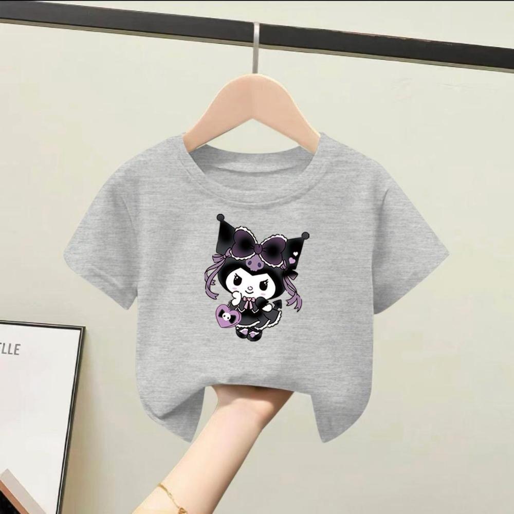 Children's T-shirt, round neck short sleeved soft and comfortable fabric