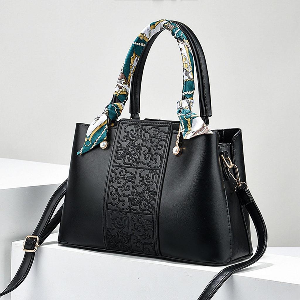 Handbag for Women Fashion Carrier Crossbody Bag Shopping Traveling Daily Black