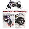 Spray 1/6 BMW S1000RR Alloy Metal Diecast Motorcycle Car Models Toys Home Decoration Collectibles Children's Toy Birthday Gifts