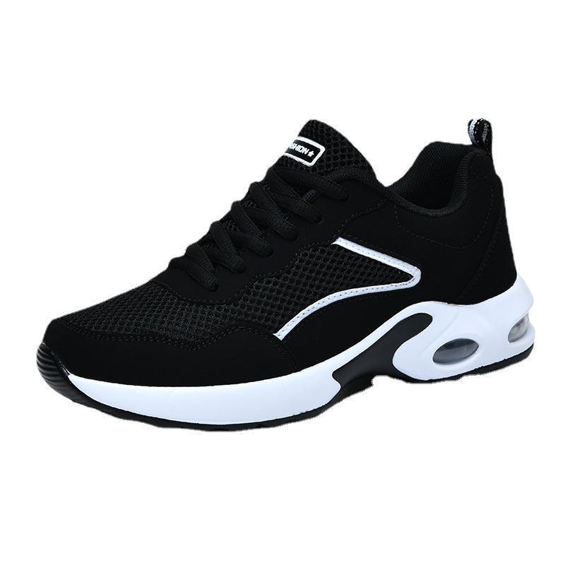 Women's shoes autumn and winter flat-bottomed trendy shoes new air cushion casual fly-woven sports single shoes women