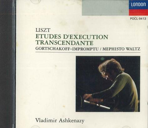 

CD LISZT - Etudes D execution Transcendante POCL9413 POLYDOL Japan Classical Used