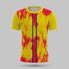 Herren Wandern Outdoor Sport T-Shirt Mode 3D Druck Design Streifen T-Shirts Für Männer Kleidung 2025 Sommer Locker Atmungsaktiv Tee Tops