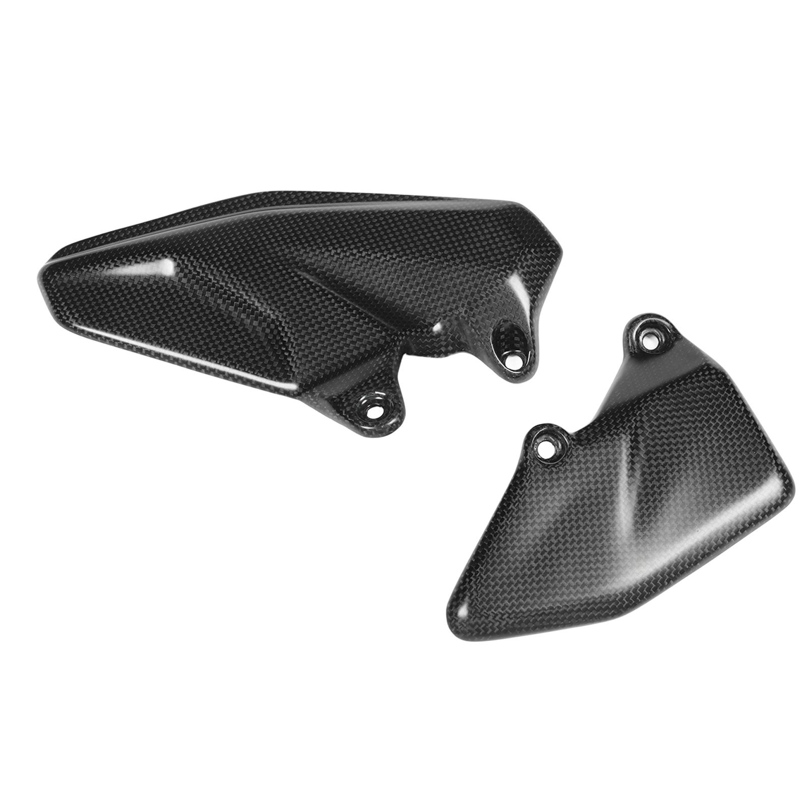 

Motorcycle Left and Right Foot Guard Plate 3K Carbon Fiber Material Replacement for Ducati Multistrada V4 V4S 2021+