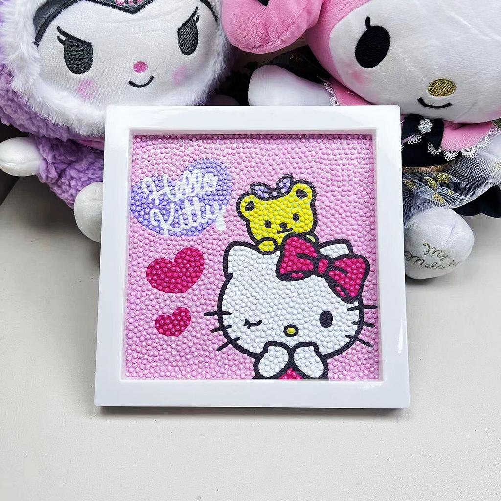 Free Shipping/Cartoon Diamond Painting Children'S Gift Handmade Cross Stitch Framed Diy Bedroom Sticker