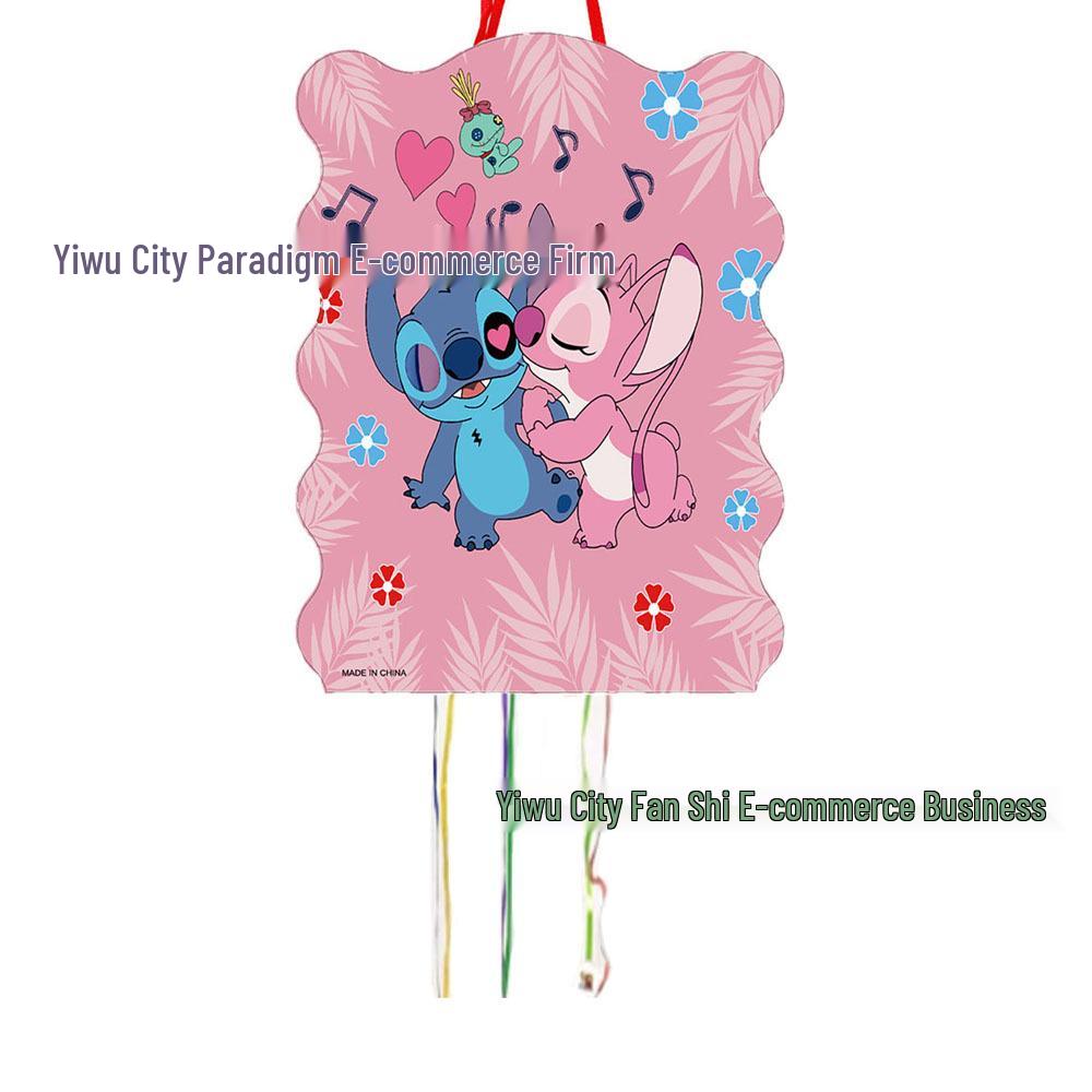 Stitch Princess Superhero Cartoon Birthday Party Pinata Gift Decoration Supplies