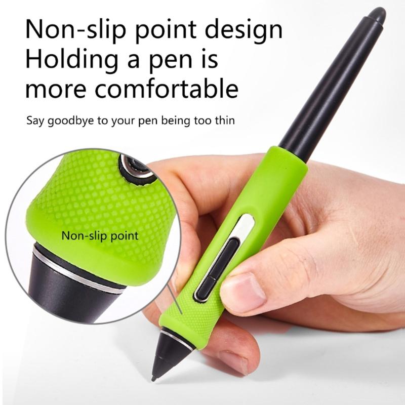 Soft Silicone Stylus Cover Sleeve Skin Protector for Tablets Pen PTK440 501e Protective Grip Holder
