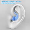1 Pair Swimming Ear Plugs Reduction Work Washable Reusable Noise Waterproof Silicone Study Sleeping Bathing