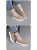 Korean Style Low-Top Leather Slip-On Loafers for Boys & Toddlers - Soft Sole Casual Shoes