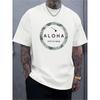 Men'S Fashion Round Neck Short Sleeve T-Shirt,Print T-Shirt Men'S Fashion Top, Sports Casual Vacation Home T-Shirt, Men'S T-Shirt, Round Neck Pullover