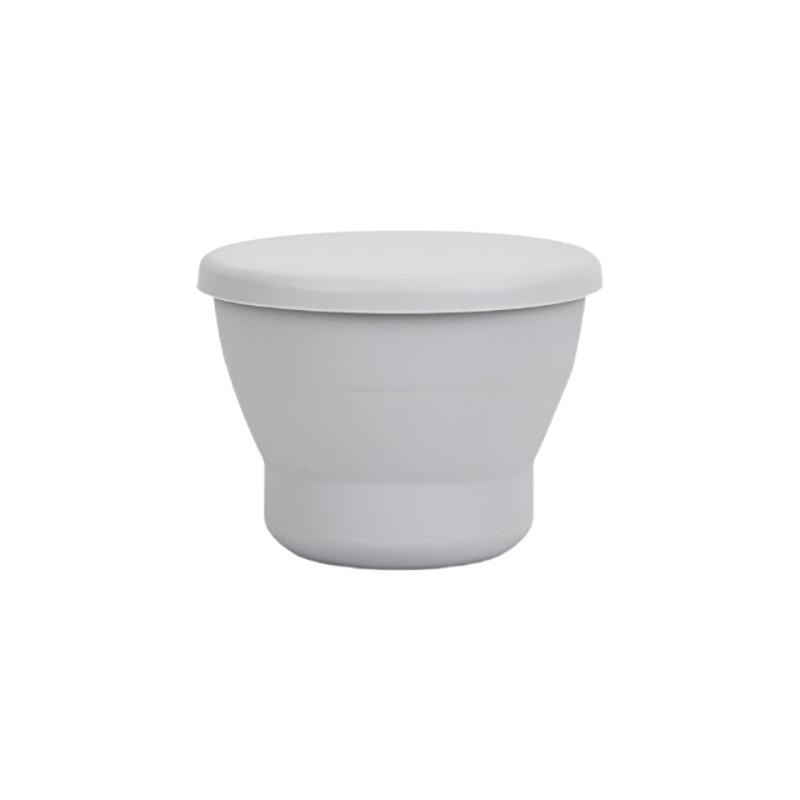 Foldable Silicone Coffee Cup 170ml Leakproof with Lid Portable Lightweight Mug for Backpacking Trip Daily Office