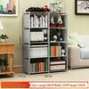 Simple Multi-layer Floor-standing Bookshelf: Narrow Corner Storage Rack for Living Room