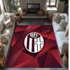 Bologna FC Soccer Football Pattern Soft Area Rug Non Slip Indoor Floor Carpet Sports Decor Mat for Bedroom