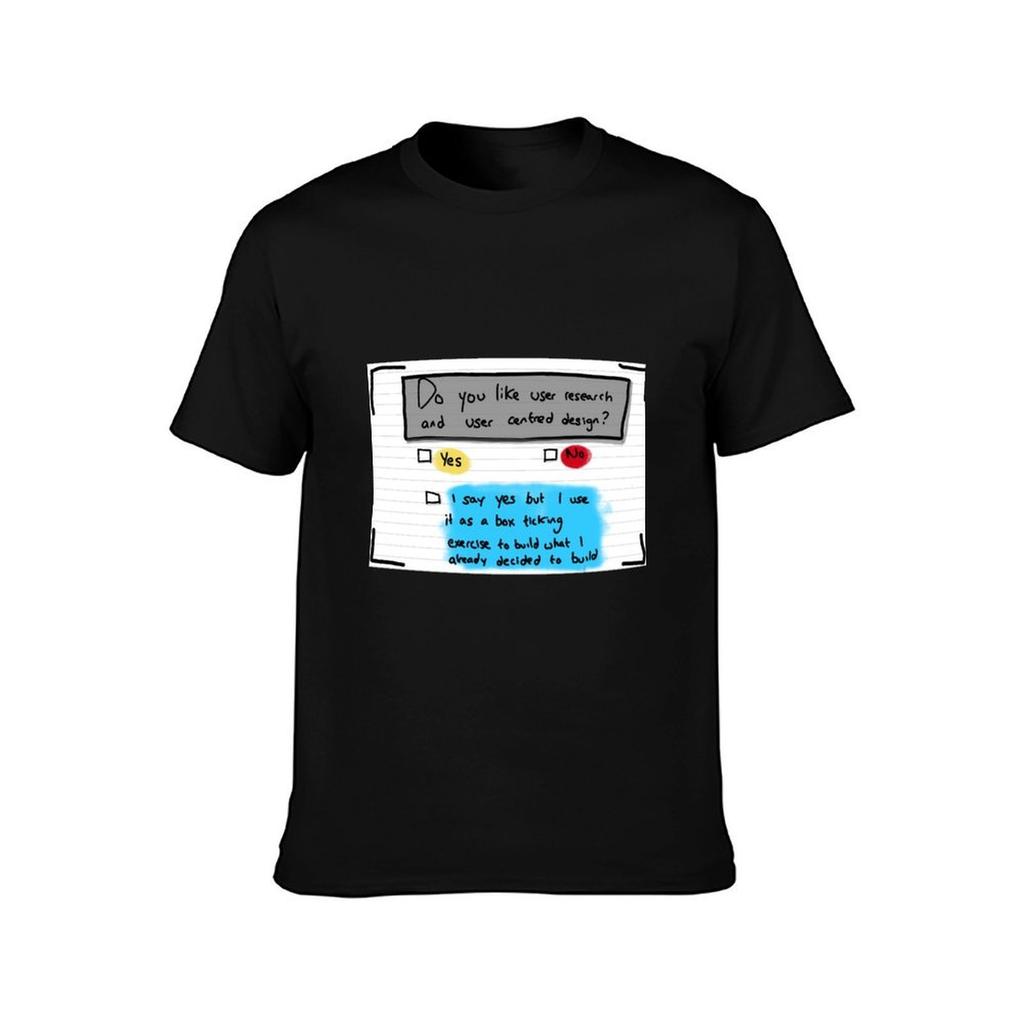 Do You Like User Centred Design TShirt Basic Casual Short Sleeve Cotton Shirt