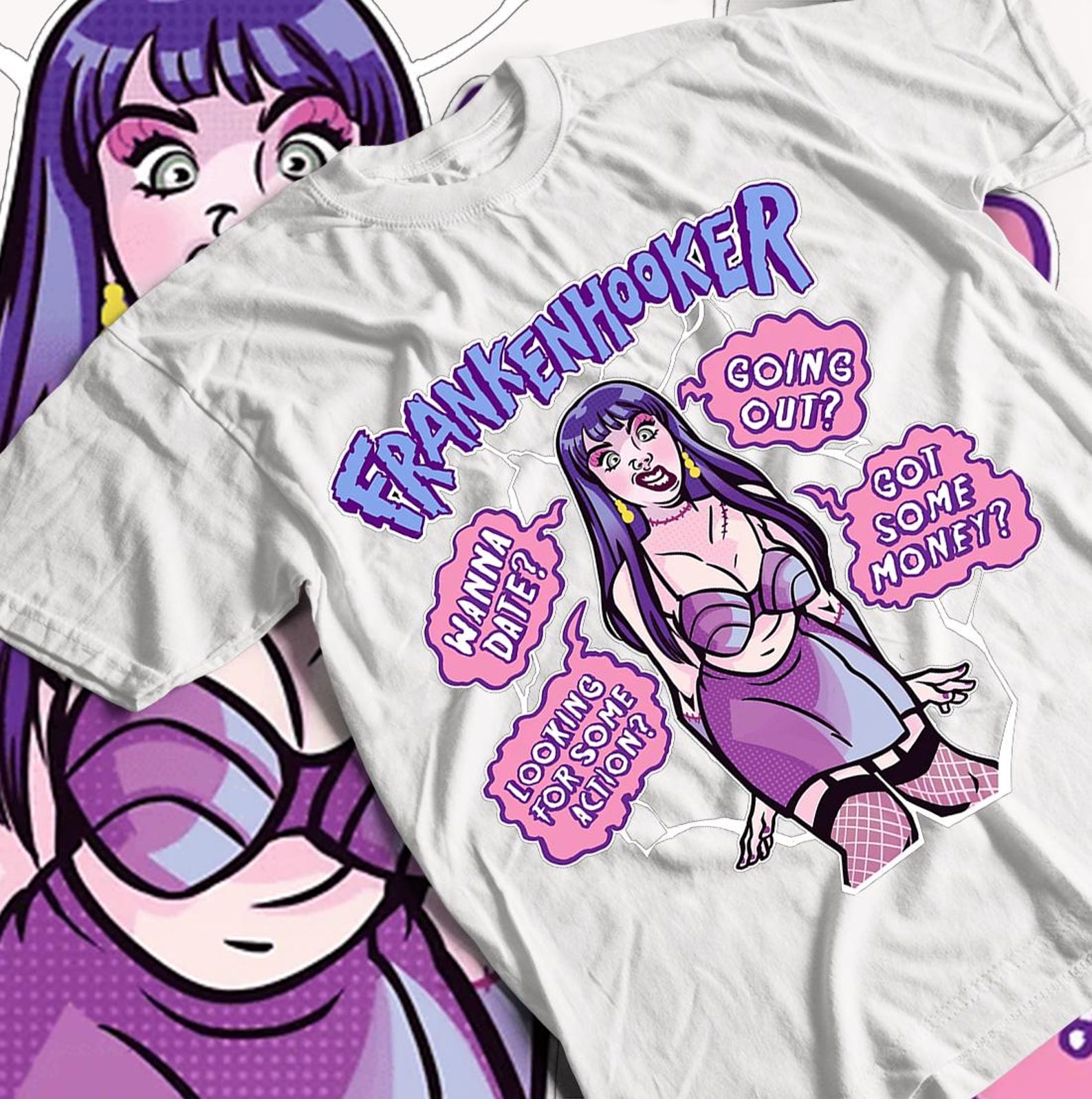Frankenhooker 90s Horror Movie T-Shirt, Retro Movie Shirt, Unisex Tee, Vintage Film Tee, Cult Classic Movie Shirt M