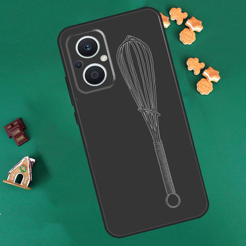 Love Baking Chef Knife Case For OPPO Reno 13 12 11 14 F 10 Pro 8T 8 7 Lite Cover For OPPO Find X8 X6 X5 X9 Pro Coque