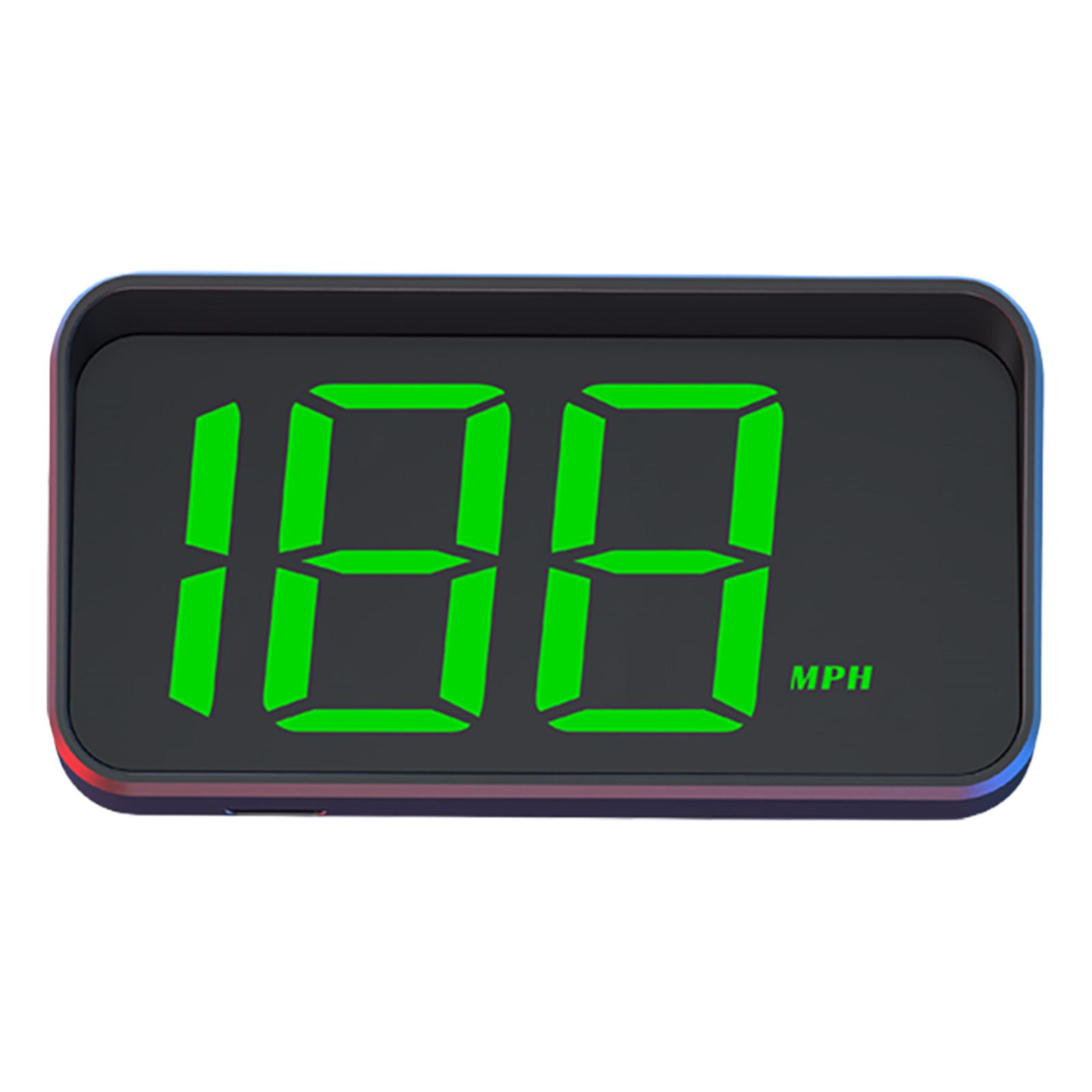 Автомобильный HUD GPS HUD Цифровой спидометр Измеритель скорости для всех автомобилей Грузовиков Подключи и играй Автозапчасть