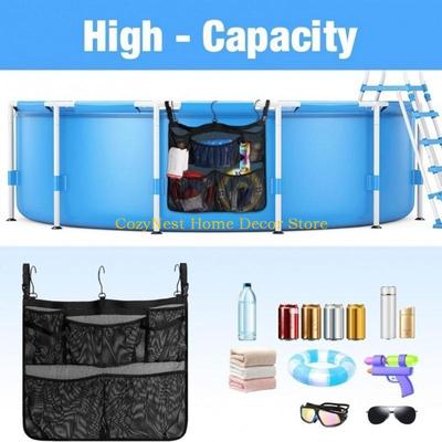 92MF Convenient Poolside Organizers Pouches with Multiple Pockets Sturdy Materials